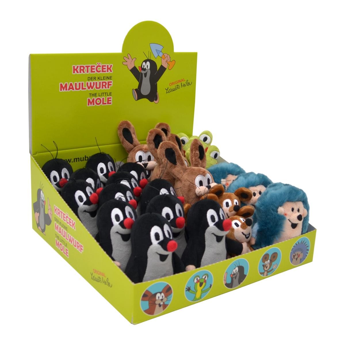 Der kleine Maulwurf & und Freunde - Plüschfigur (24er-VE)