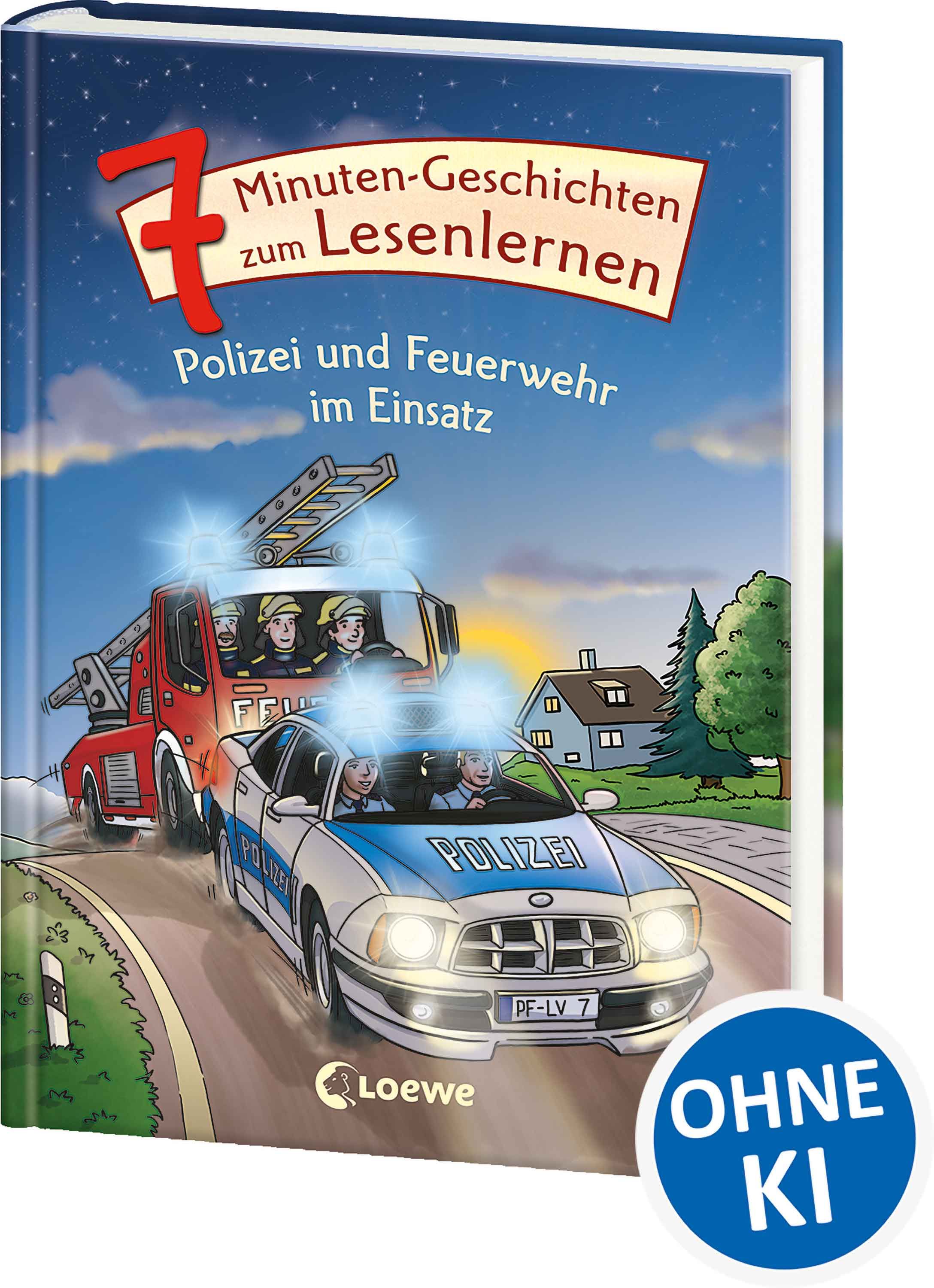 7-Minuten-Geschichten zum Lesenlernen - Polizei und Feue...