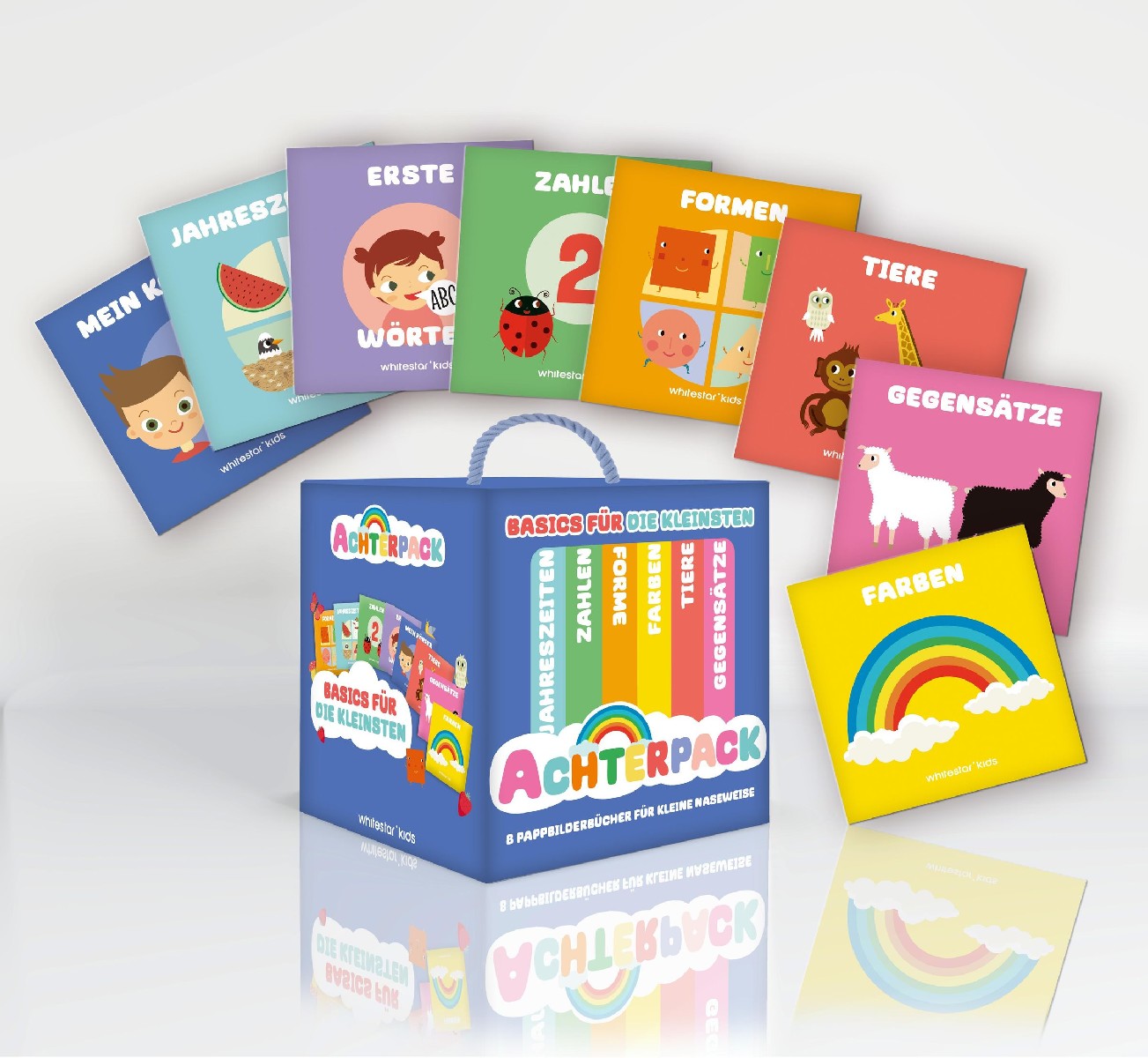 Achterpack (8 Pappbilderbücher für die Kleine)