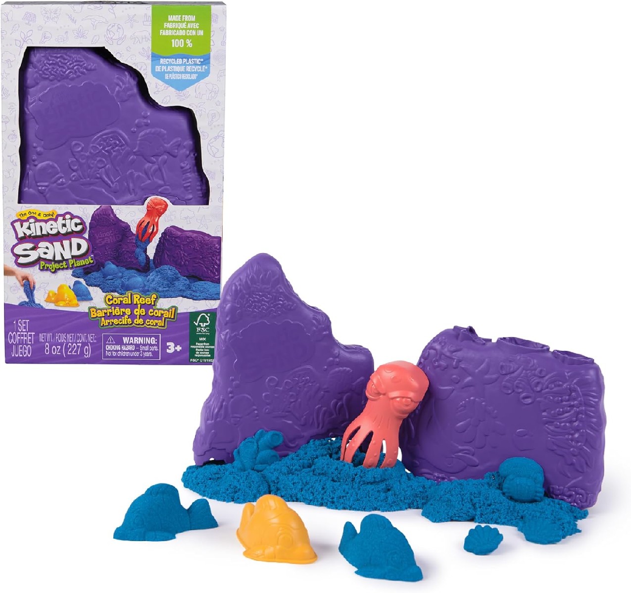 Kinetic Sand Project Planet : Korallen Riff Set (227g)