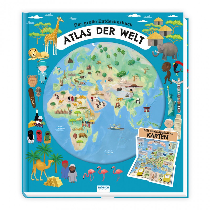 Das große Entdeckerbuch: Atlas der Welt