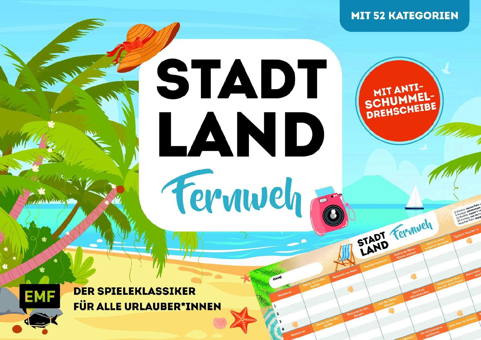 Stadt, Land, Fernweh – Der Spieleklassiker für alle Urlaube