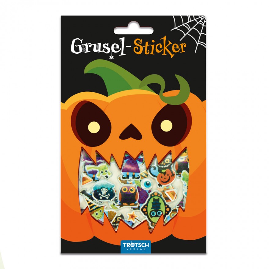 Gruselsticker klein (10er-VE)