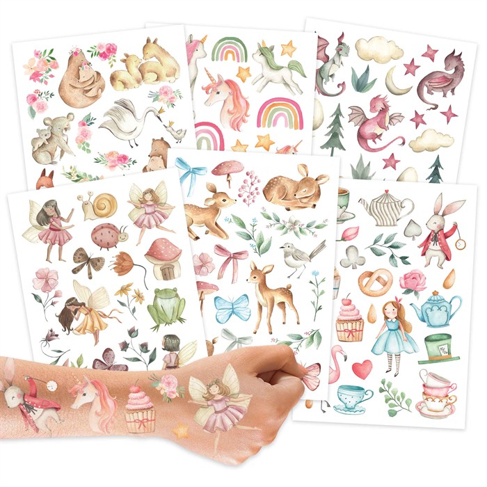 Kindertattoos - Fabelwesen und Märchen
