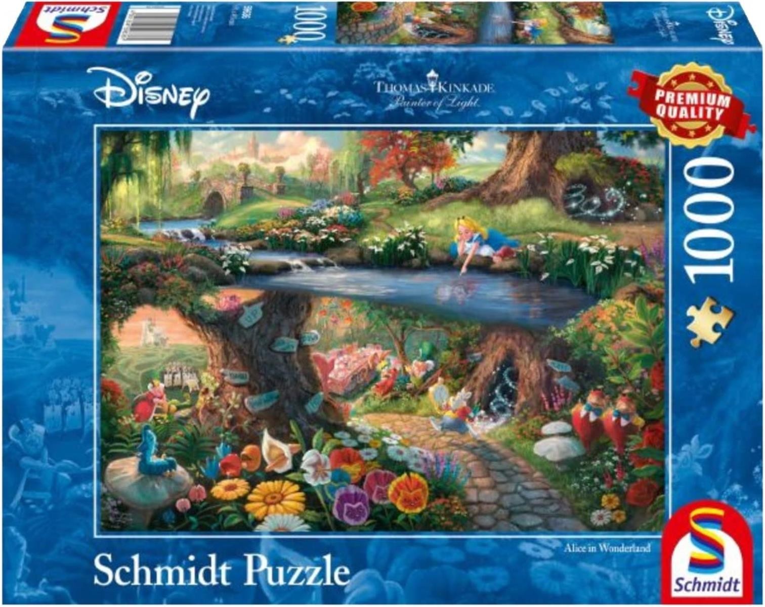 Puzzle - Disney: Alice im Wunderland (1000 Teile)