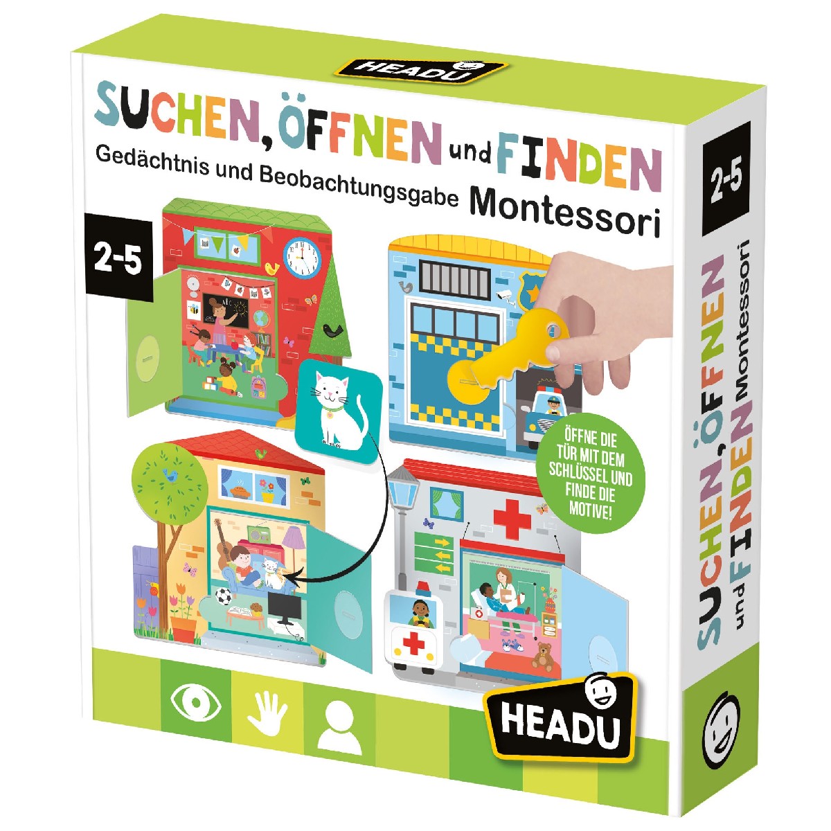 Suchen, Öffnen und Finden Montessori