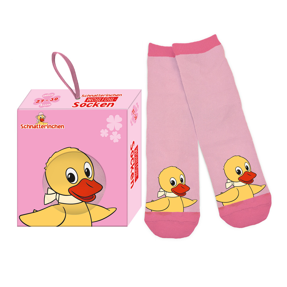 Unser Sandmännchen - Schnatterinchen Kindersocken Größe 27