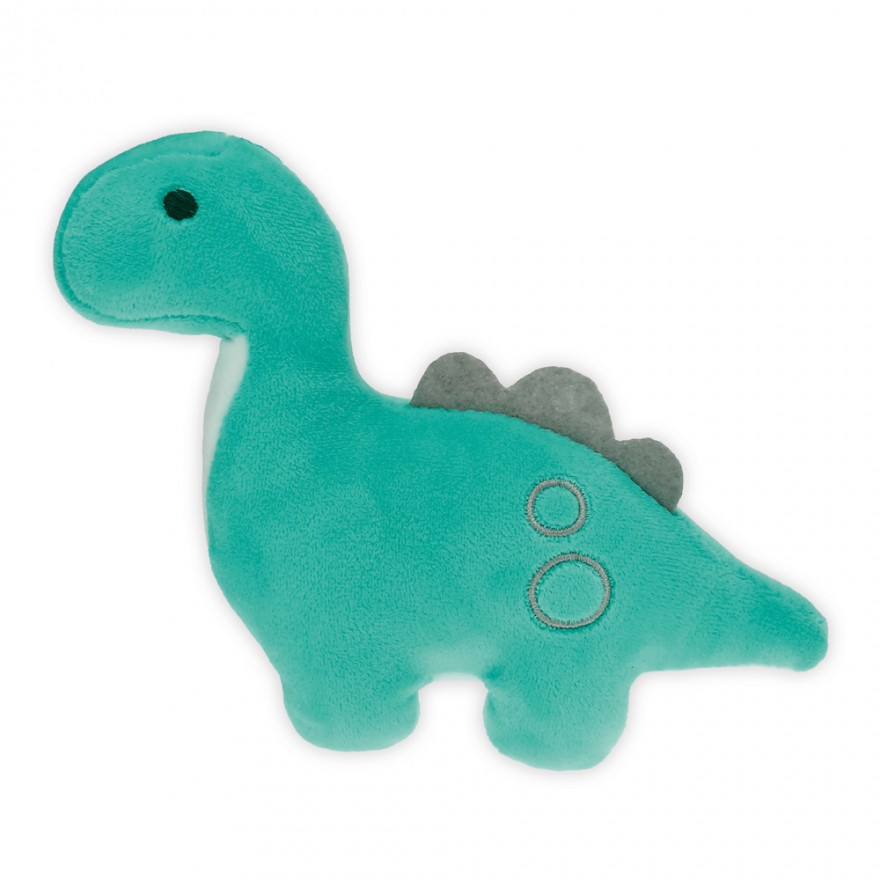 Plüsch Dino: Brontosaurus türkis, 14cm (5er-VE)