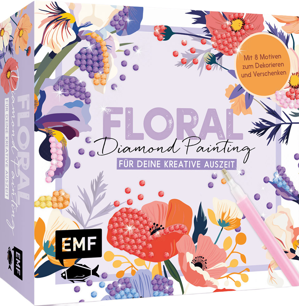 Floral Diamond Painting – DIY-Set für deine kreative Auszei