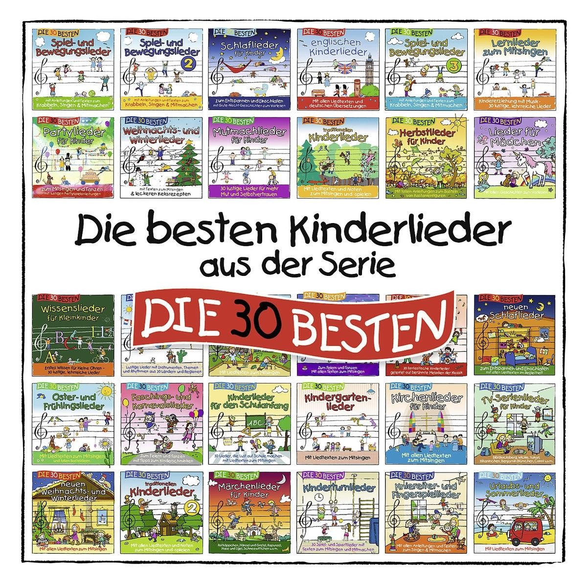 Die 30 besten Kinderlieder aus der Serie Die 30 Besten