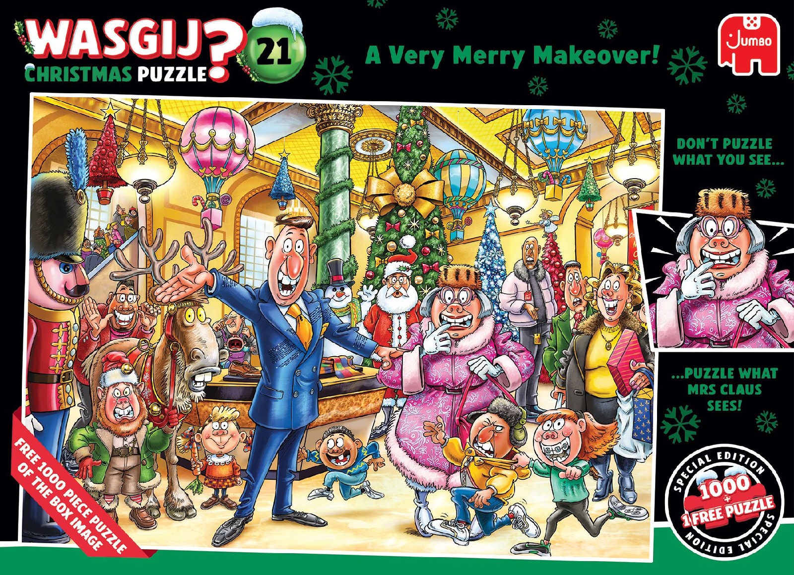 Wasgij Christmas 21 - Fröhliche Verwandlung (2x1000 Teile)