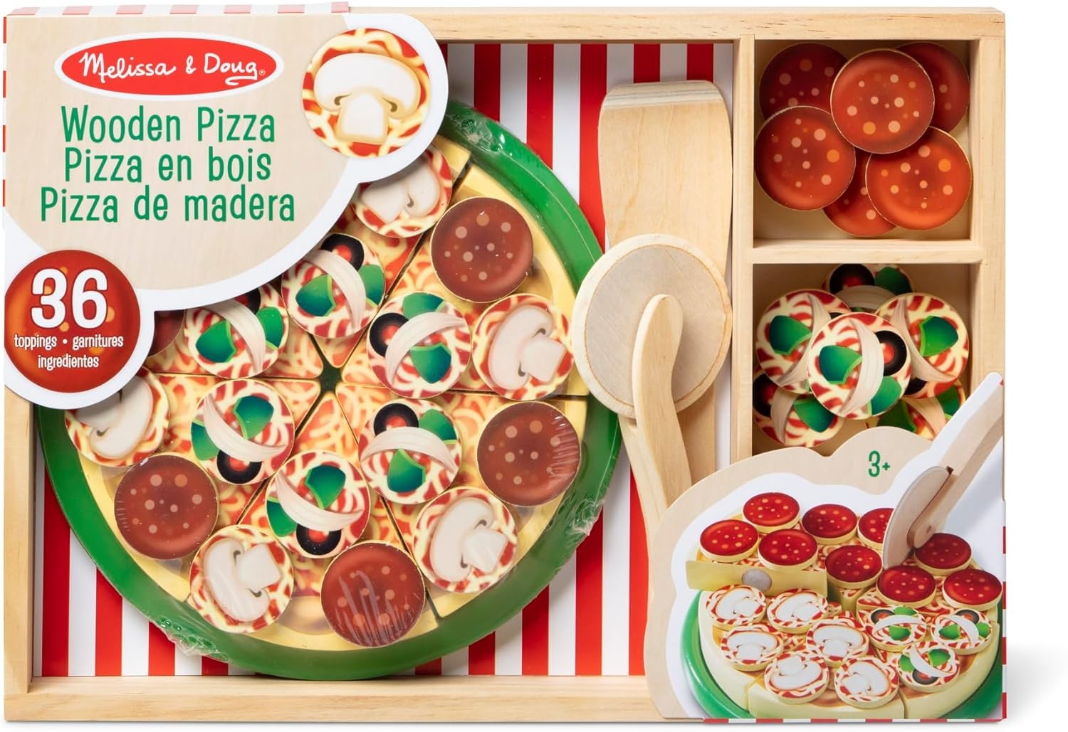 Melissa & Doug Rollenspiel: Pizza Party Spielset aus Holz