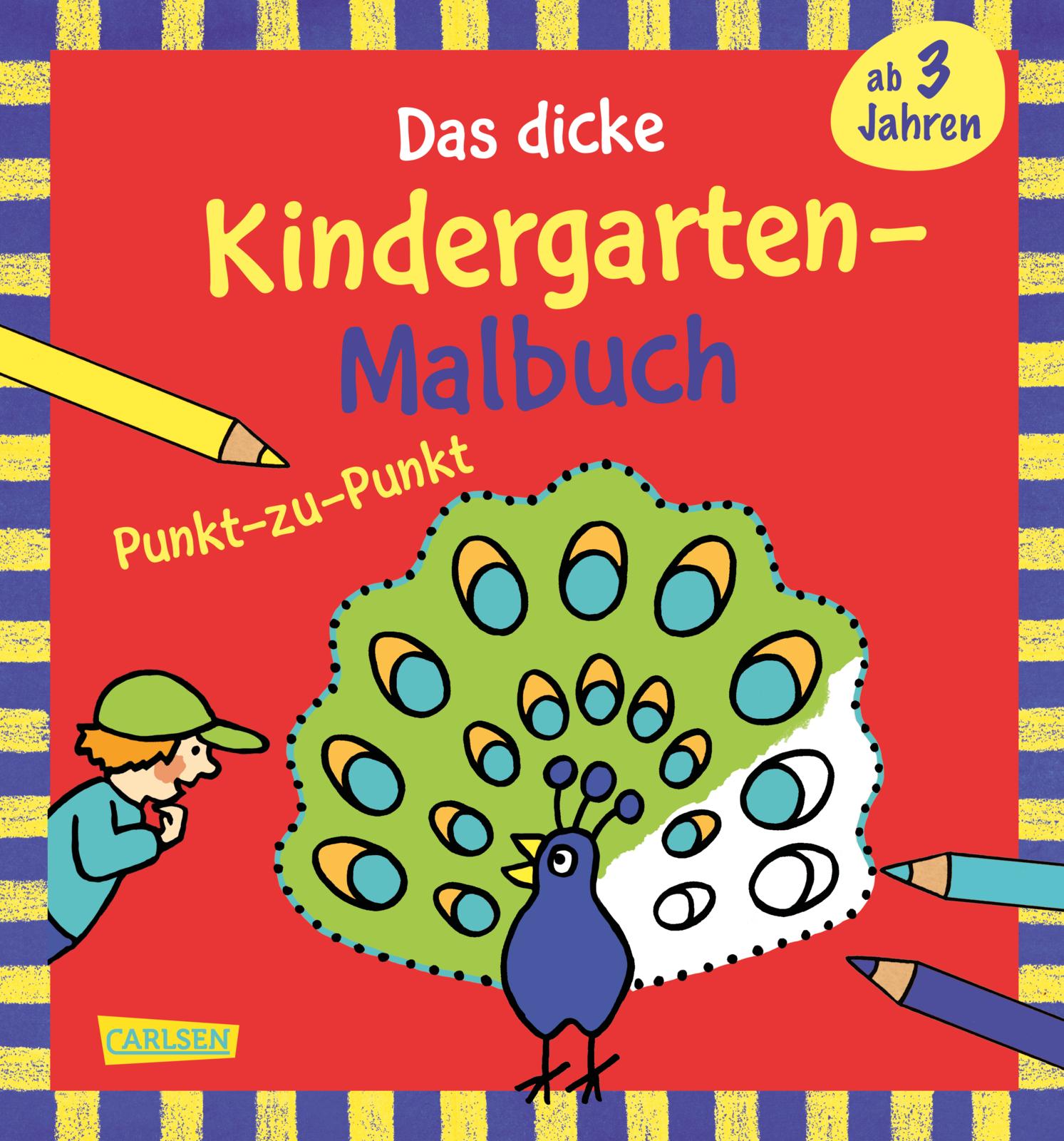 Ausmalbilder für Kita-Kinder: Das dicke Kindergarten-Mal...
