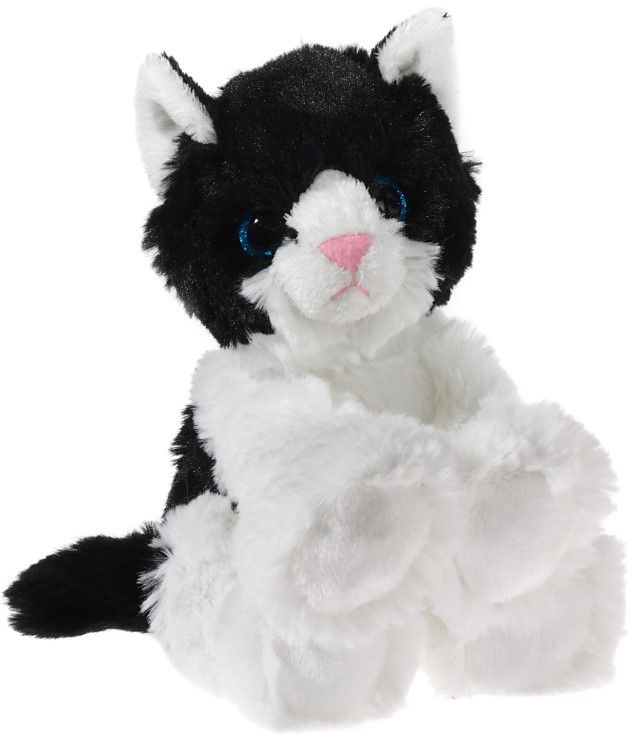 GLITTER-KITTY Katzen-Baby schwarz/weiß (Plüsch, 20cm)