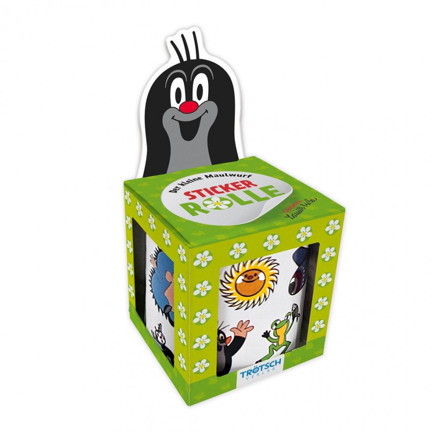 Der kleine Maulwurf - Stickerrolle mit 176 Stickern (16er-VE