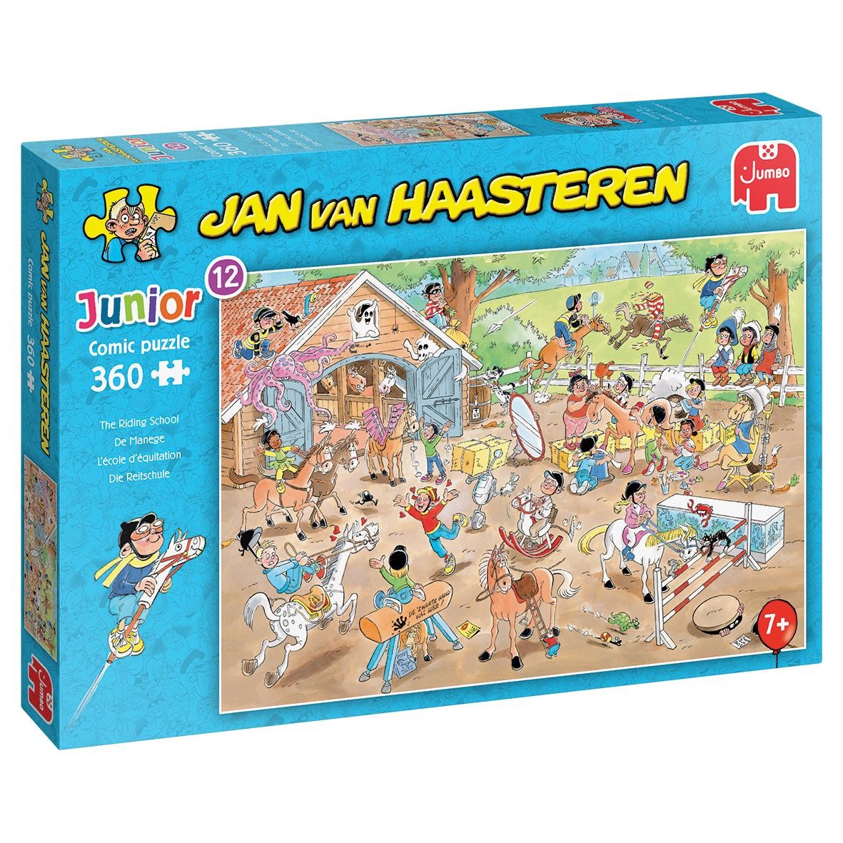 Jan van Haasteren Junior - Reitschule (360 Teile)