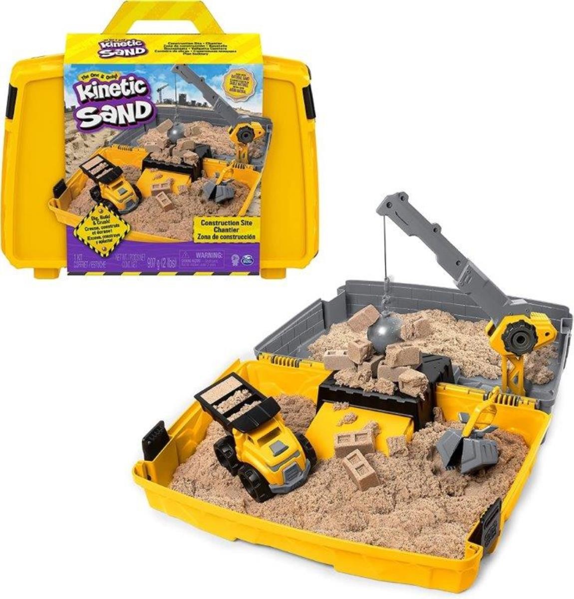 Kinetic Sand: Baustellen Koffer