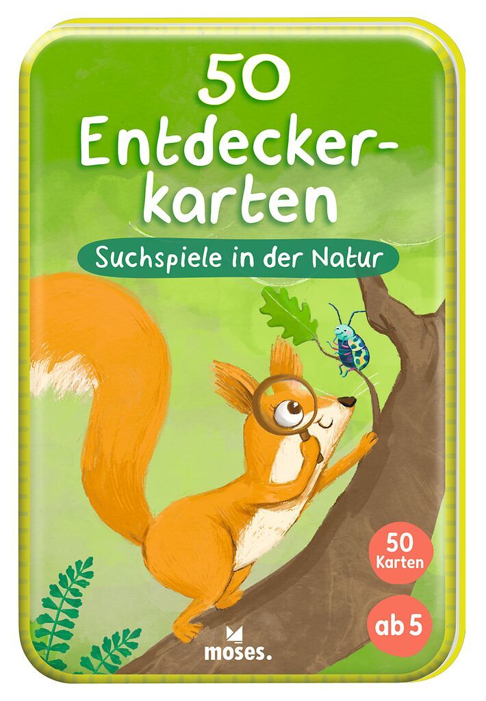 50 Entdeckerkarten - Suchspiele in der Natur