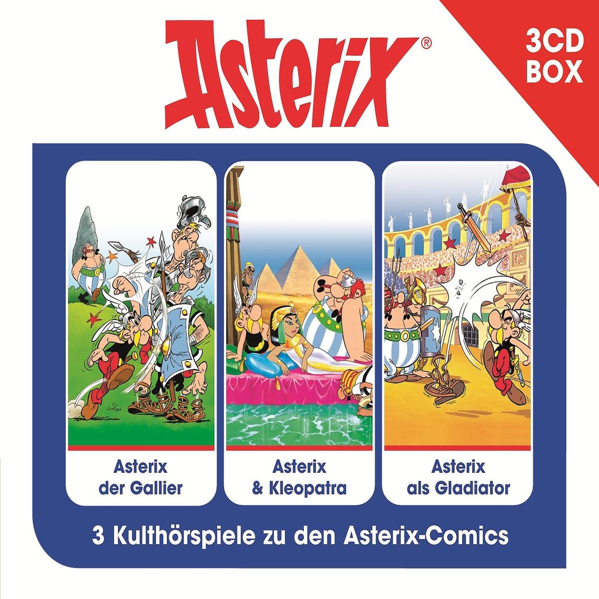 Asterix Hörspielbox 1 (F.01-03) 3 CD-Box