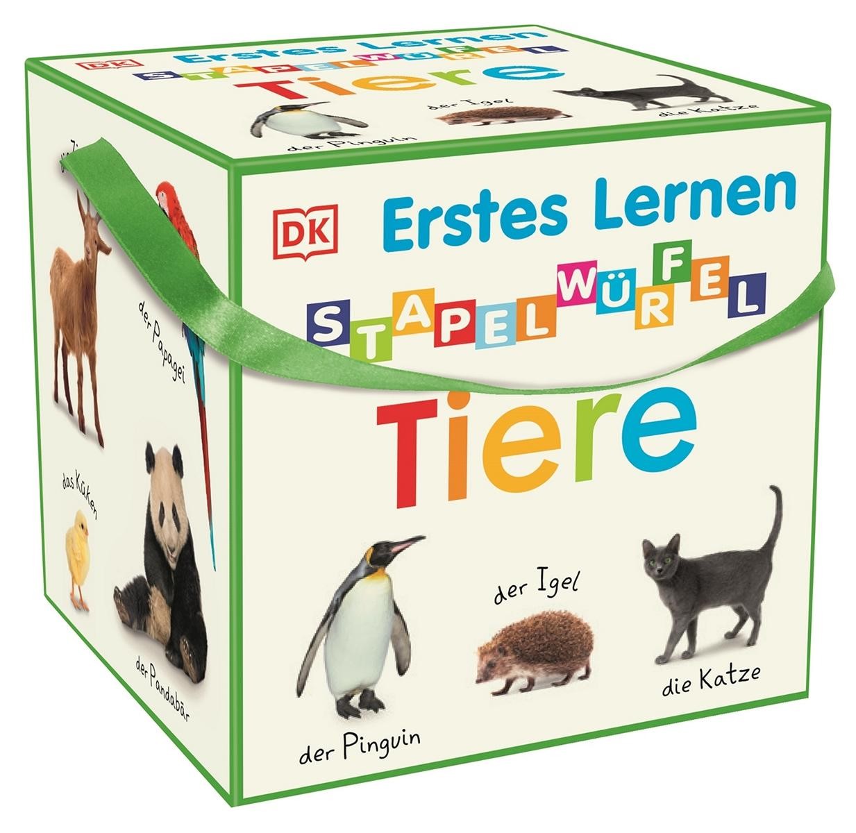 Erstes Lernen - Stapelwürfel Tiere