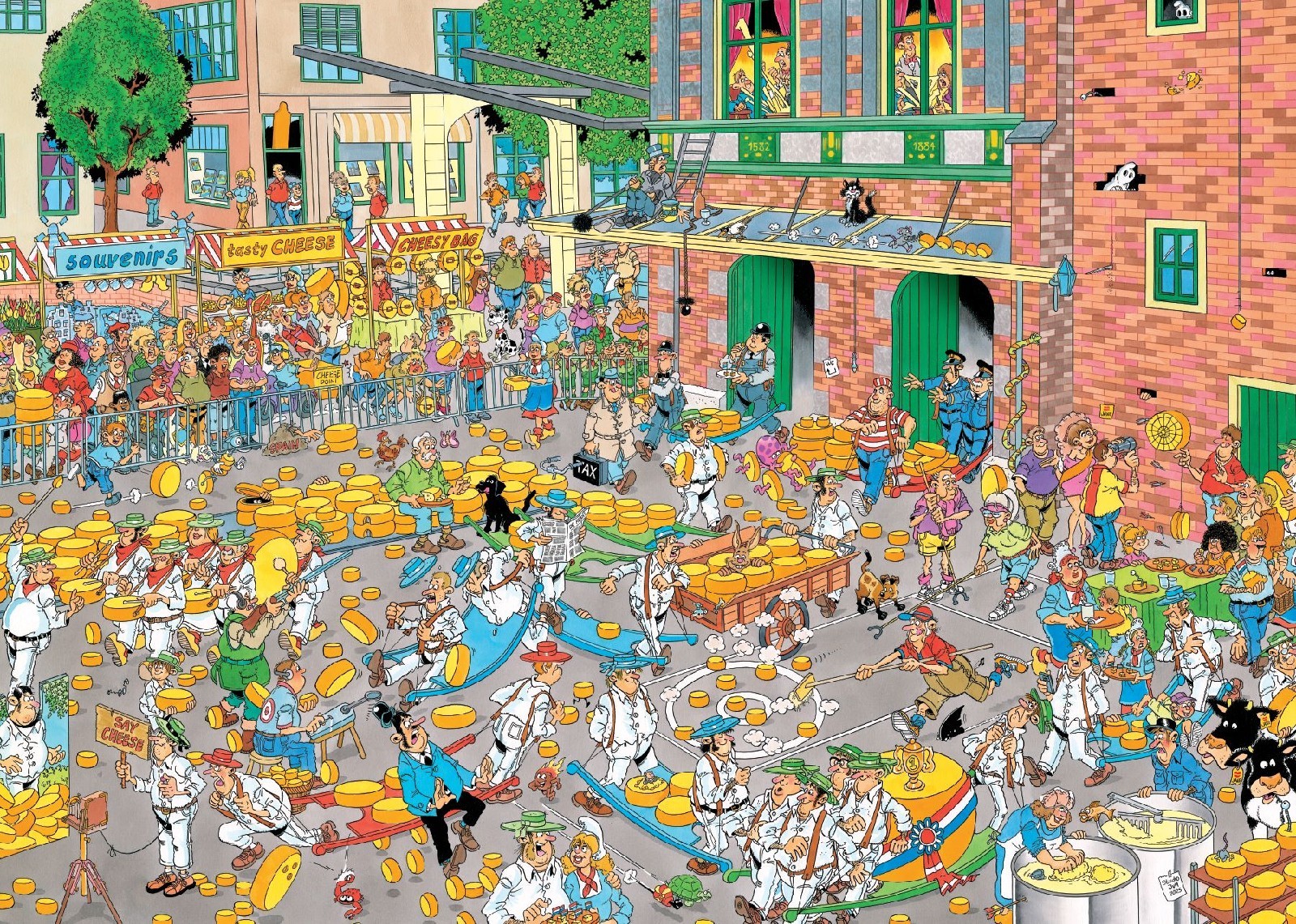 Jan van Haasteren - Der Käsemarkt & Die Segelregatta (2 x 1