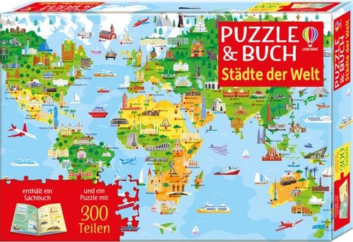 Puzzle & Buch: Städte der Welt (300 Teile)