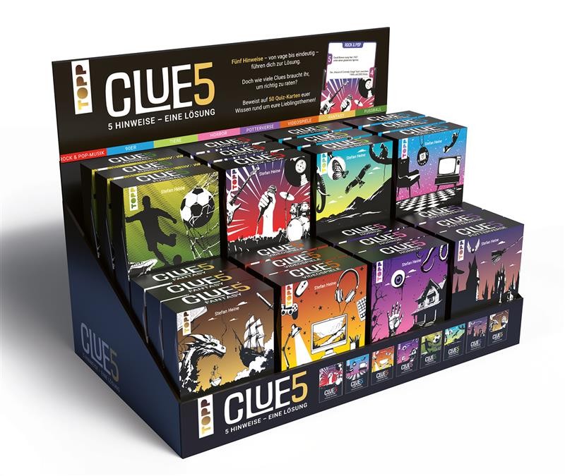 Clue5 - Display, 3 x 8 Ex.