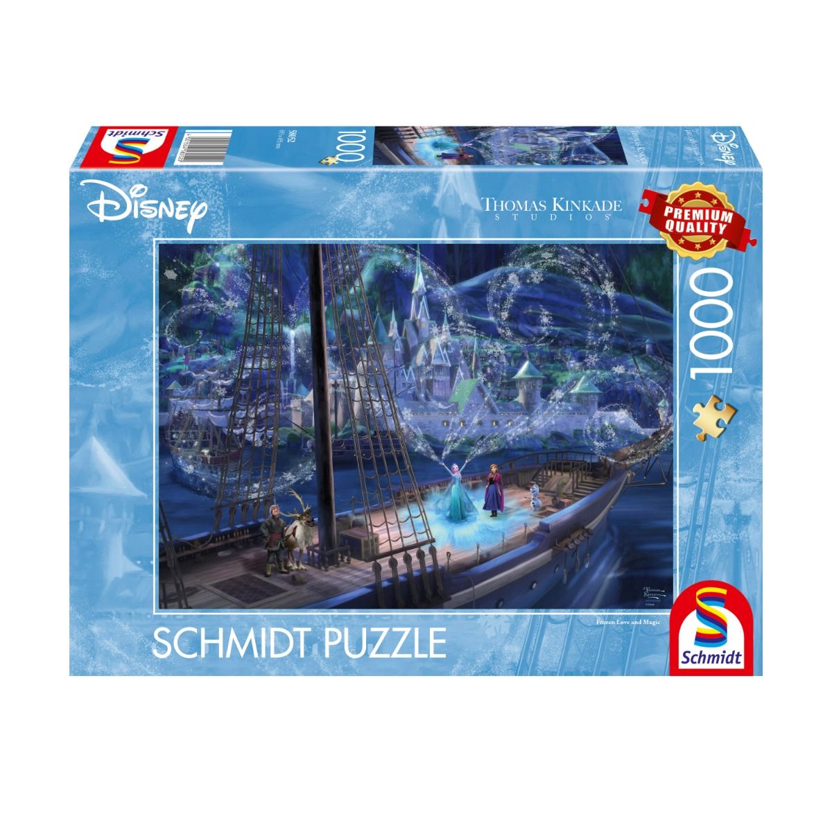 Puzzle - Disney: Die Eiskönigin - Liebe & Magie (1000 Teile)