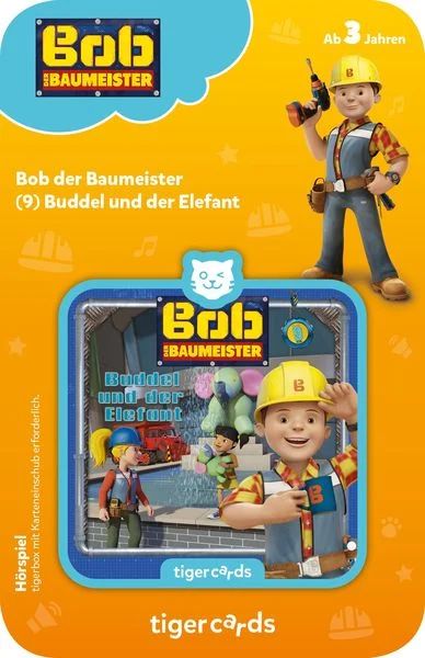 tigercard - Bob der Baumeister: und Buddel der Elefant