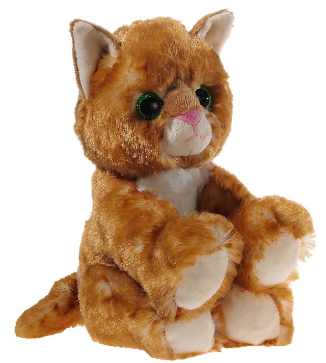 GLITTER-KITTY Katzen-Baby gold (Plüsch, 20cm)