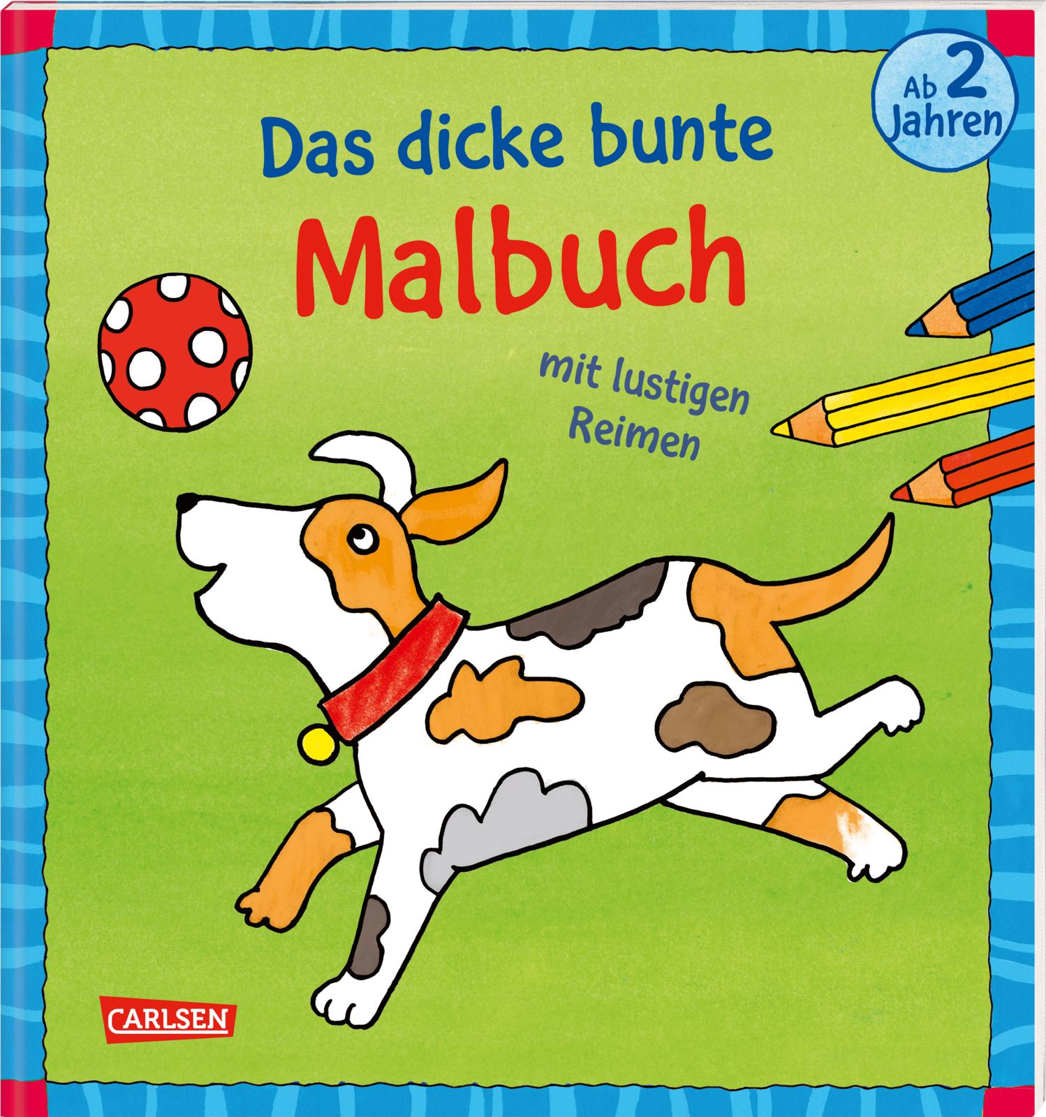 Ausmalbilder für Kita-Kinder: Das dicke bunte Malbuch mi...