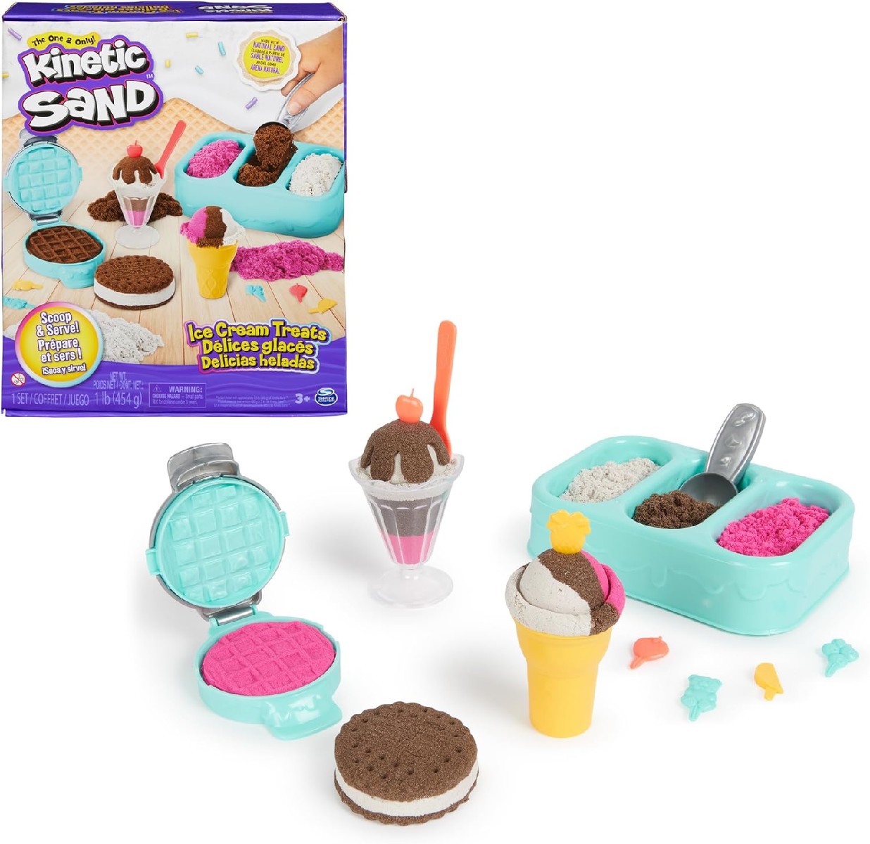 Kinetic Sand: Eiscreme Set (454g)