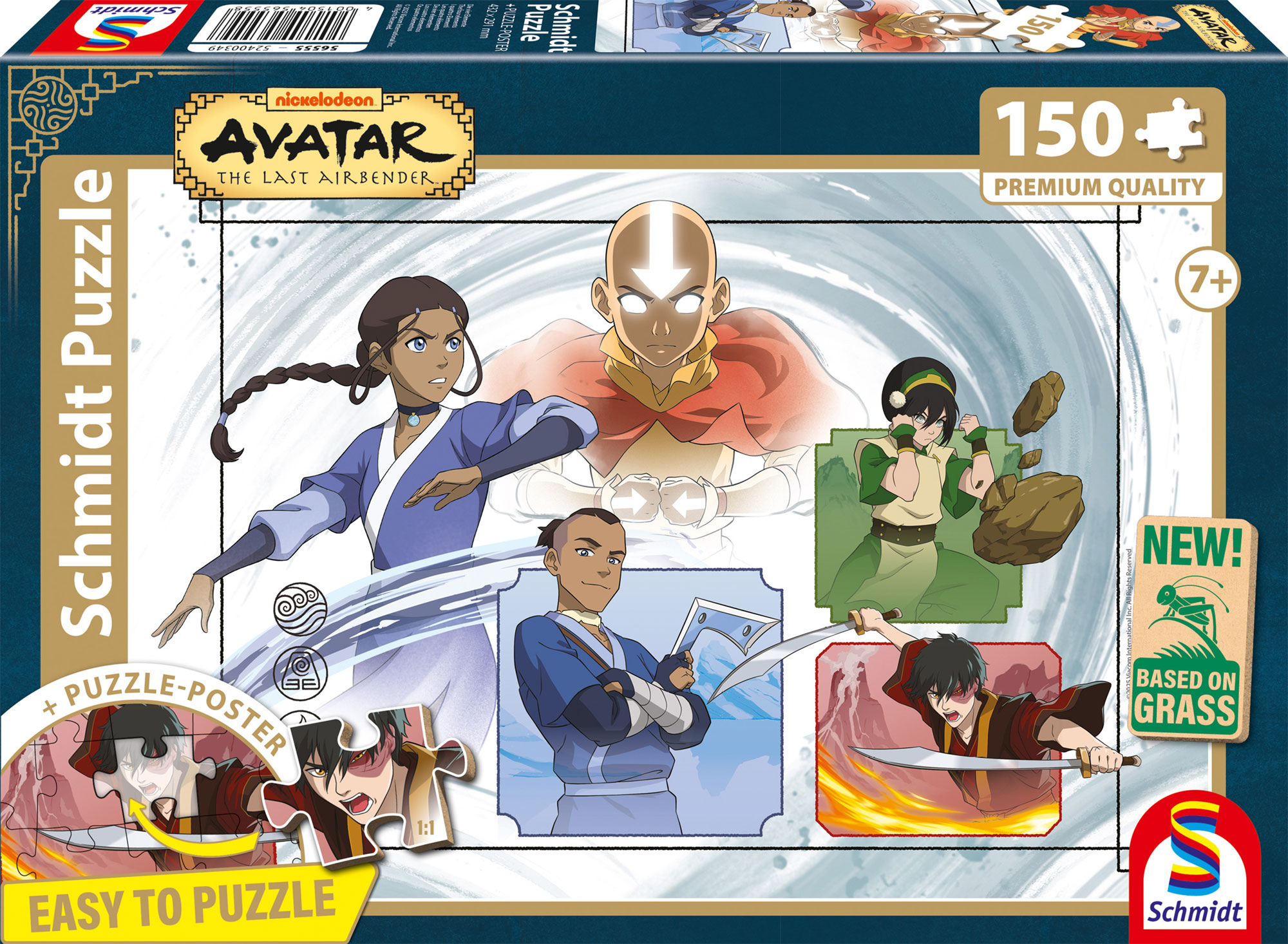 Puzzle - Avatar: Team Avatar (150 Teile)