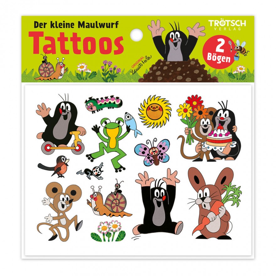 Der kleine Maulwurf - Tattoos (10er-VE)