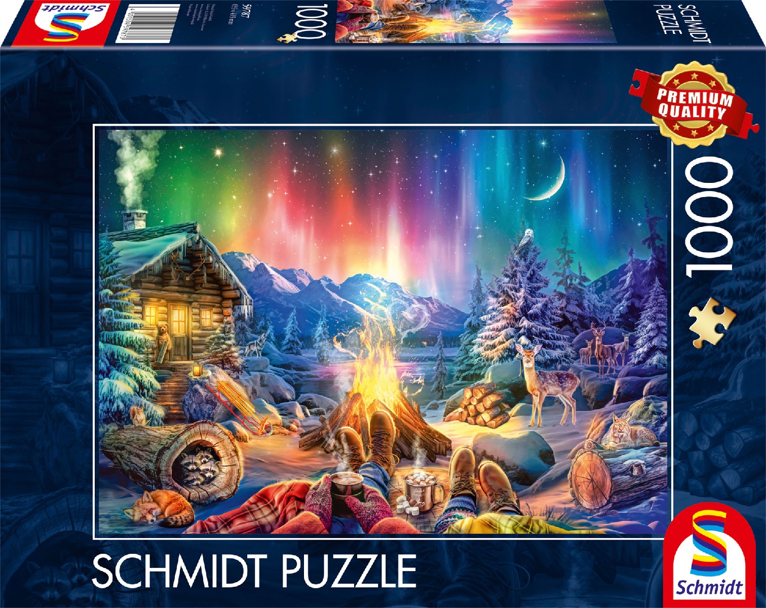 Puzzle - Lagerfeuerromantik unterm Sternenhimmel (1000 Teile
