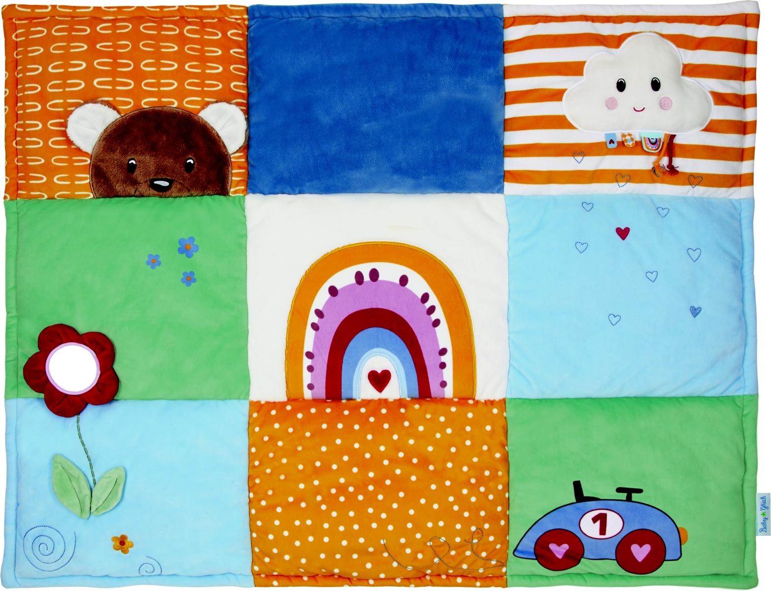 BabyGlück: Spieldecke Regenbogen (ca. 100x80 cm)