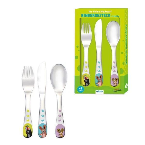 Der kleine Maulwurf - Besteckset aus Edelstahl