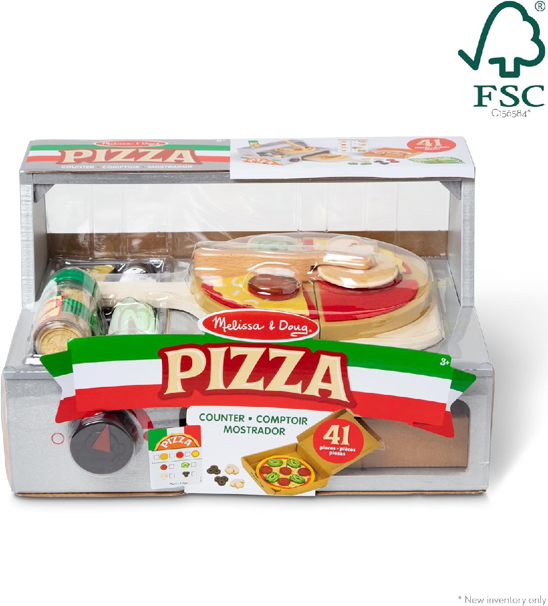 Melissa & Doug Rollenspiel: Pizzeria aus Holz
