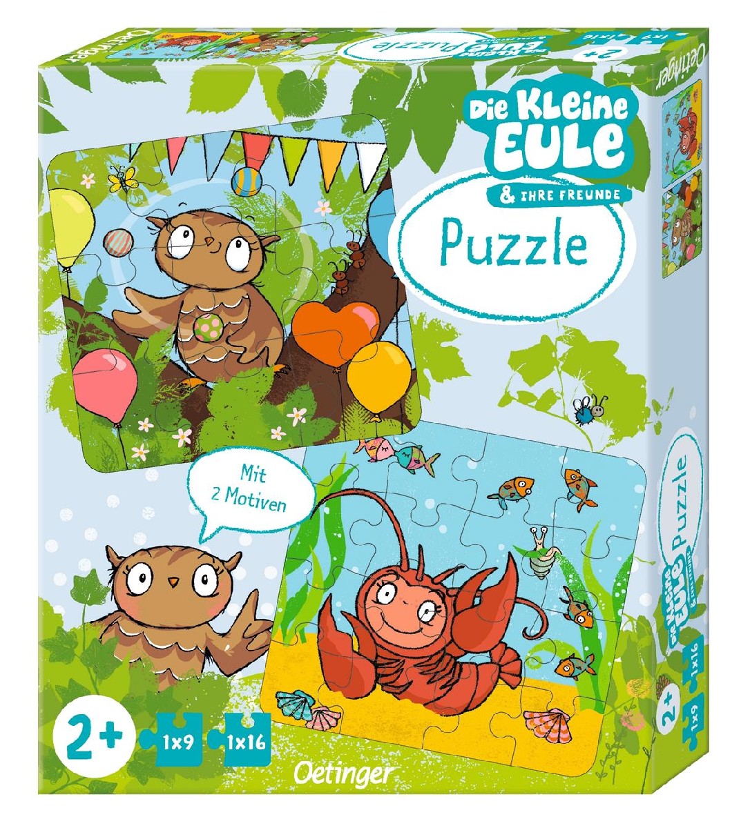 Die kleine Eule - Puzzle (2 Motive)