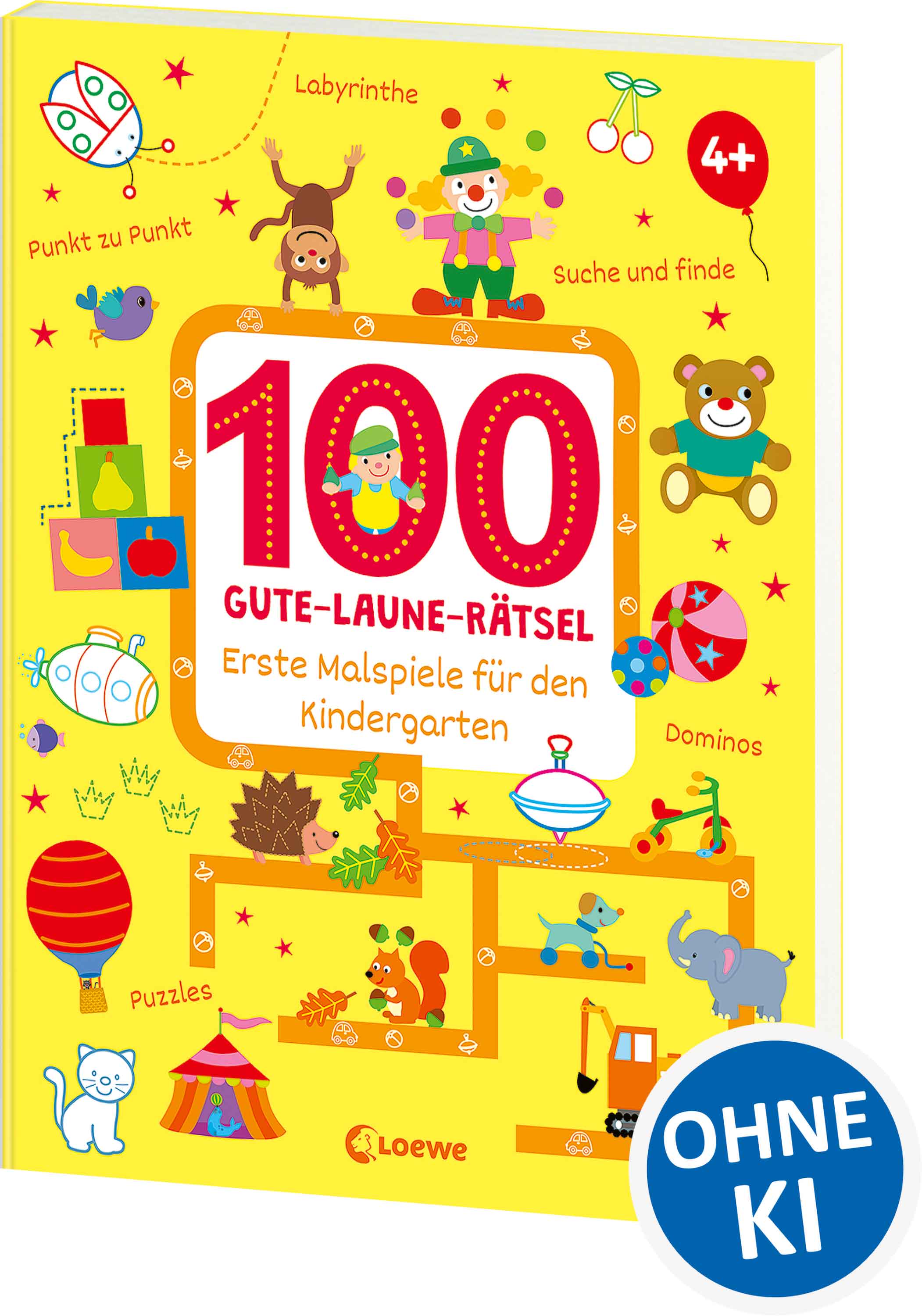 100 Gute-Laune-Rätsel - Erste Malspiele für de...