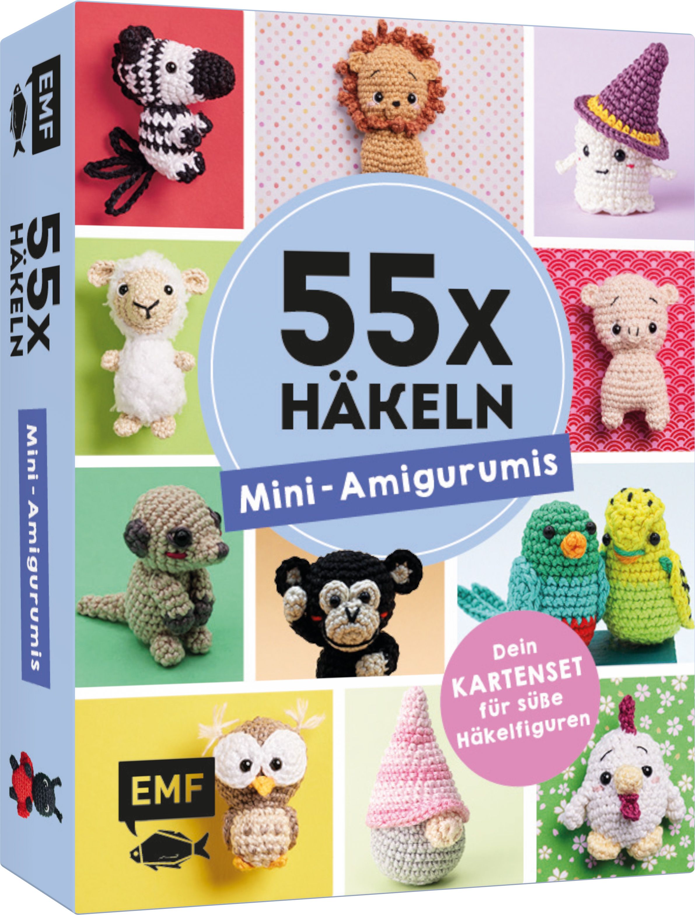 55 x häkeln – Mini-Amigurumis: Dein Kartenset von Wellen...