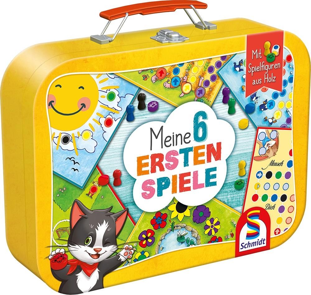 Meine 6 ersten Spiele (Spielesammlung mit Holz-Spielfiguren)