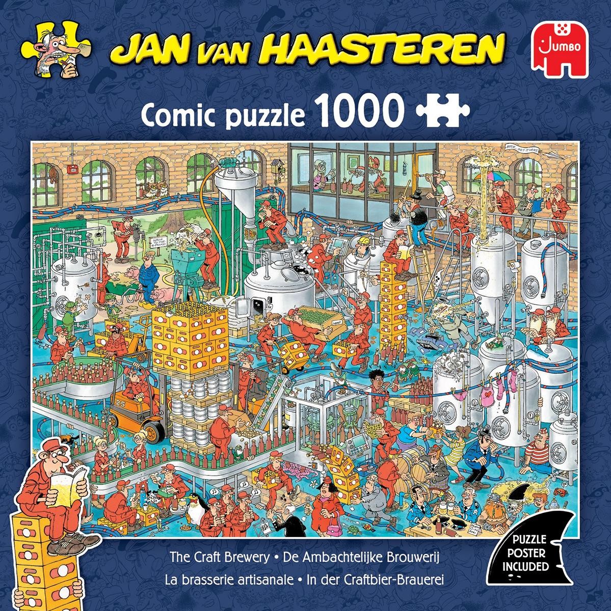 Jan van Haasteren - Craftbierbrauerei  (1000 Teile)