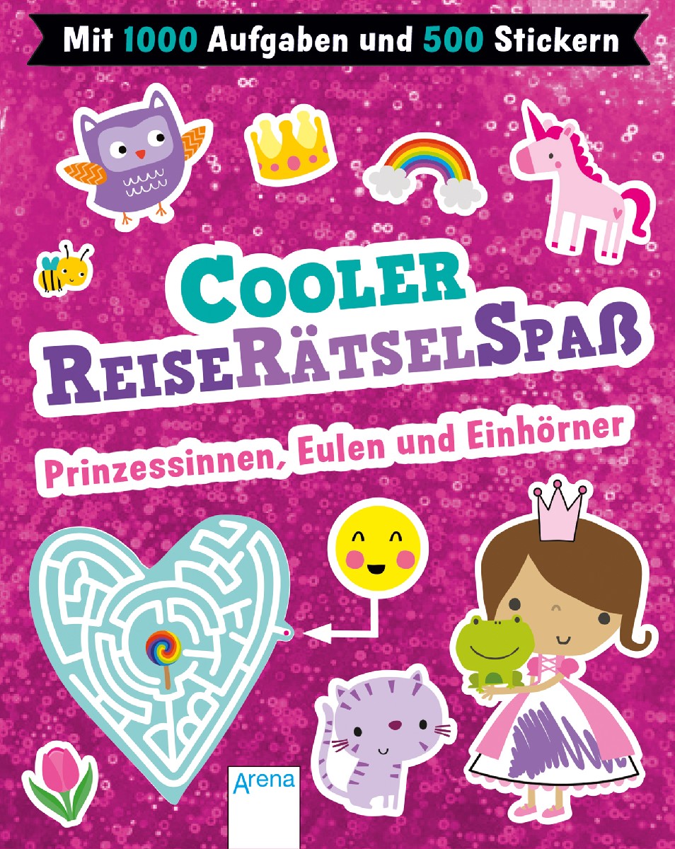 Cooler Reiserätselspaß - Prinzessinnen, Eulen und Einhörner