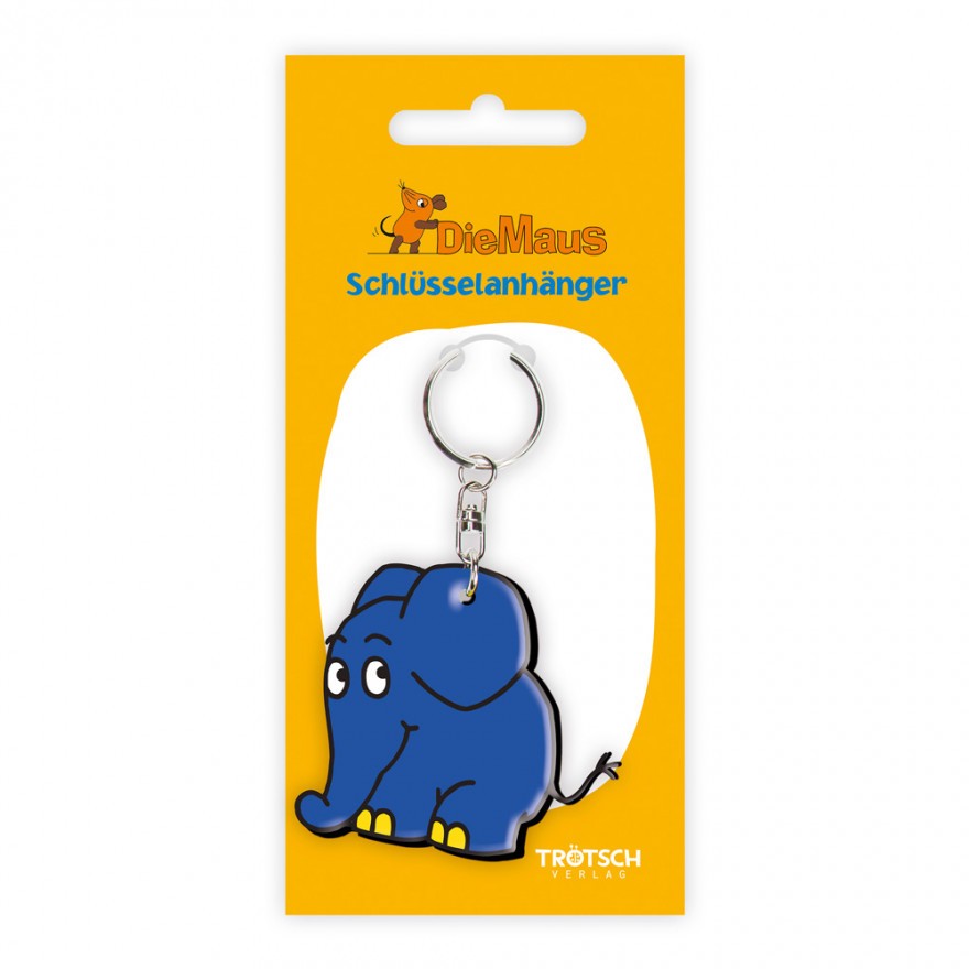 Der Elefant - 3D-Schlüsselanhänger (5er-VE)