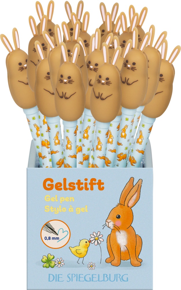 Frohe Ostern: Gelstift Hase (24er-VE)