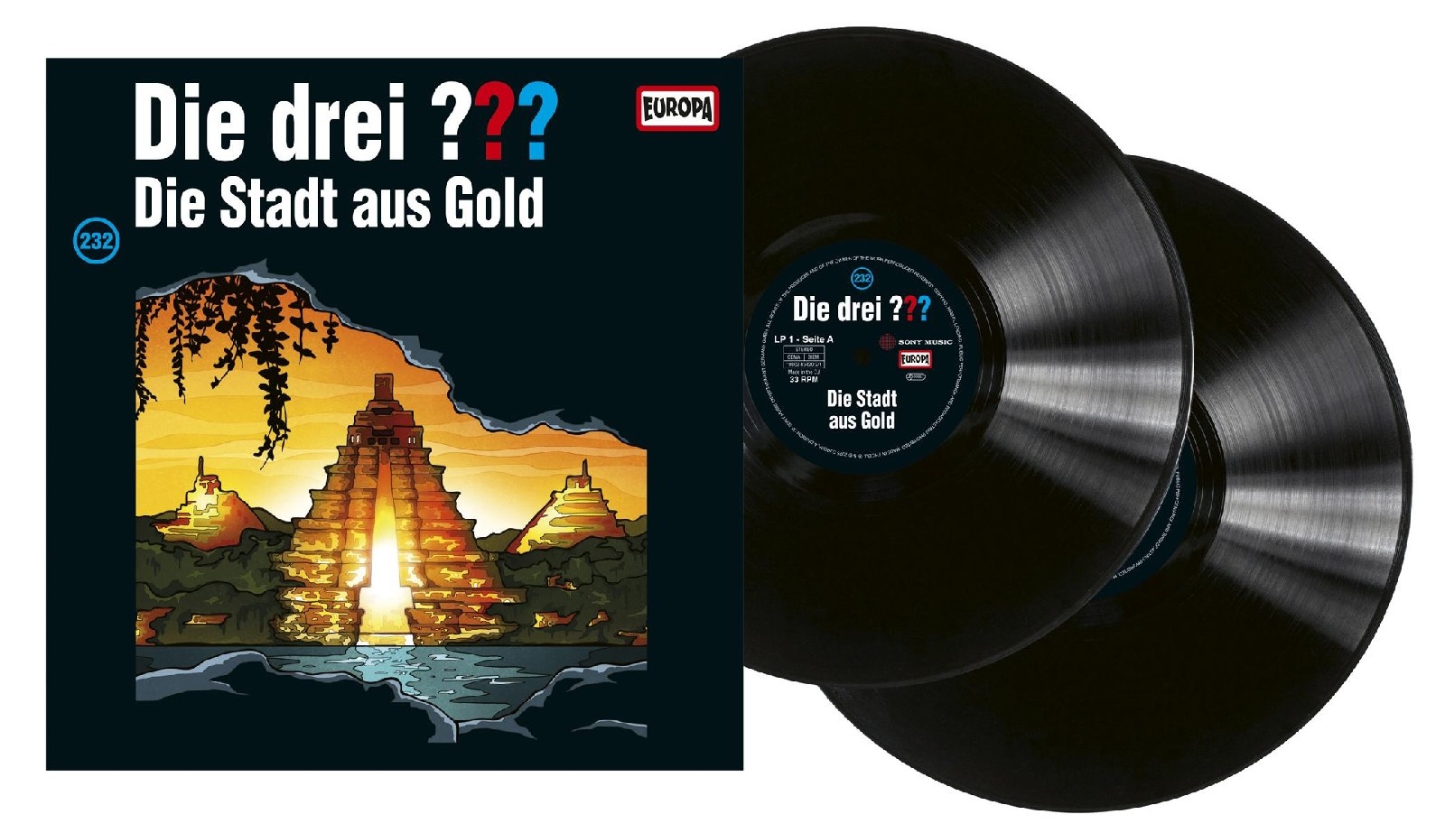 Die drei ??? 232 - Die Stadt aus Gold (2LP)
