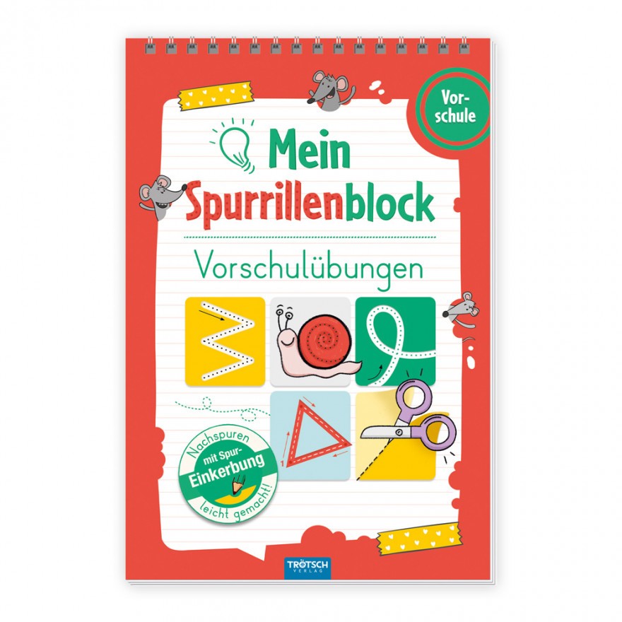 Mein Spurrillenblock: Vorschulübungen (Vorschule)