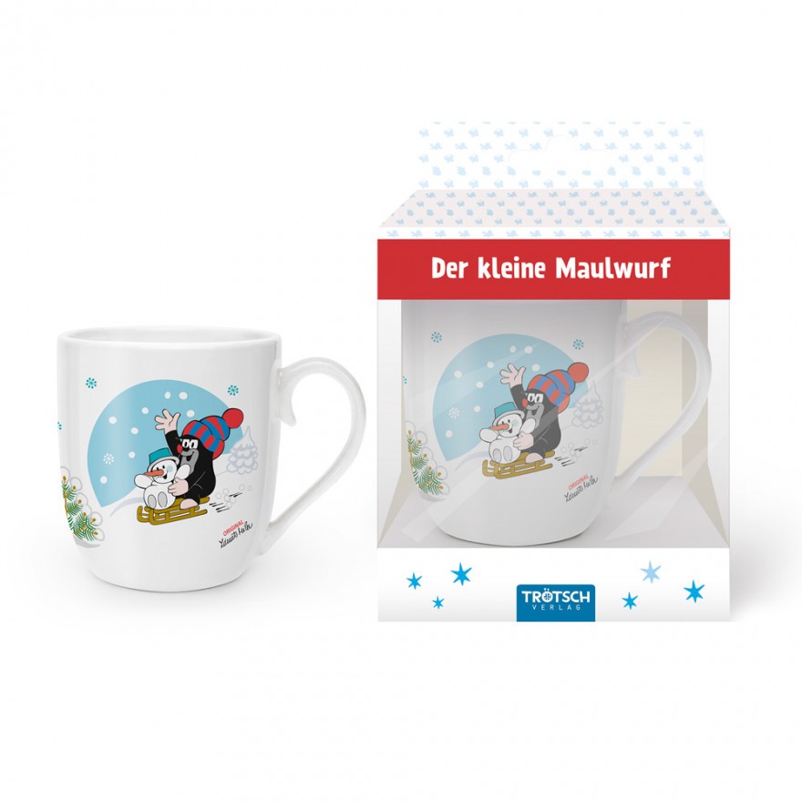 Der kleine Maulwurf - Kindertasse Winter (6er-VE)