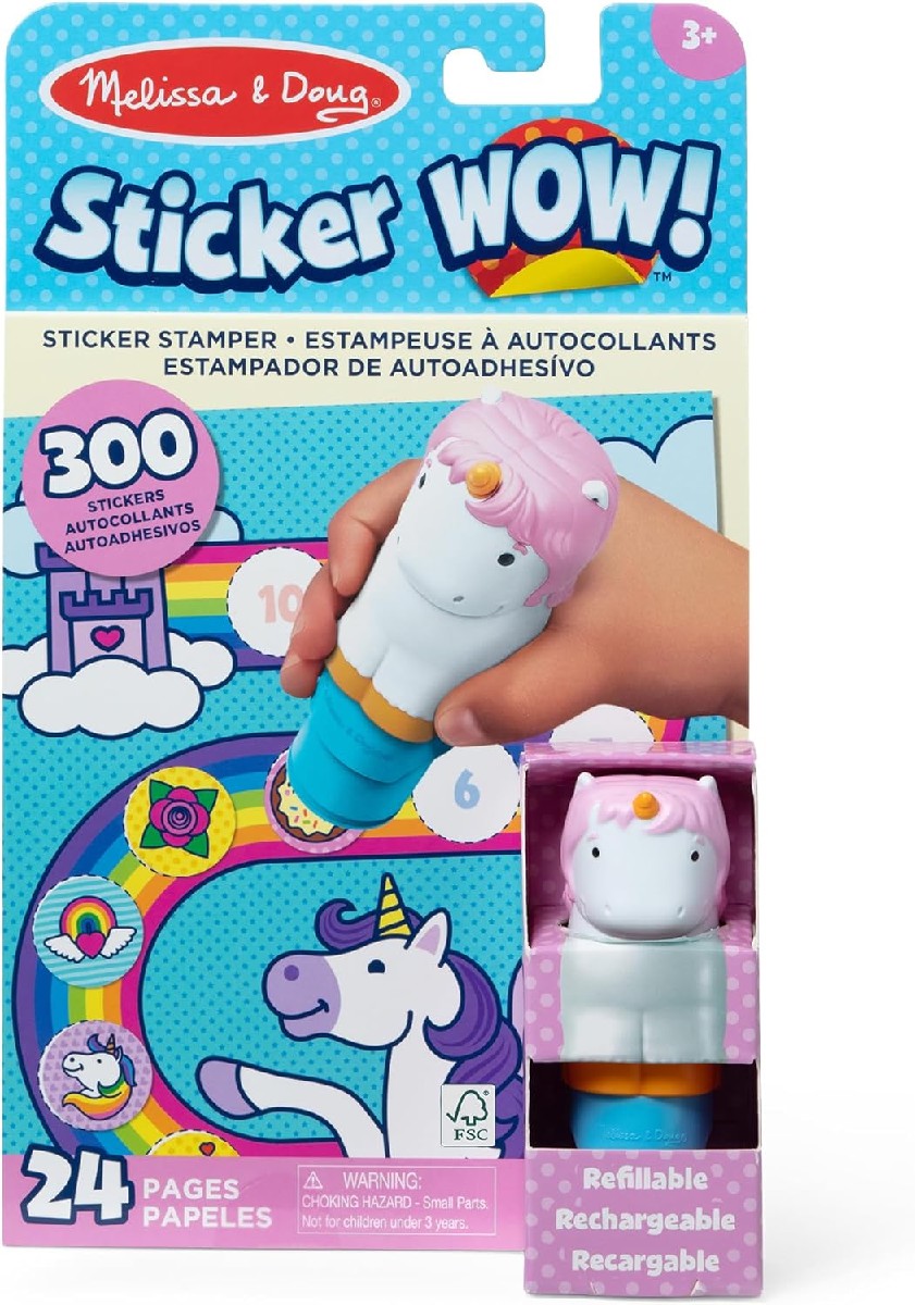 Melissa & Doug: Sticker Wow! Einhorn Stempelset